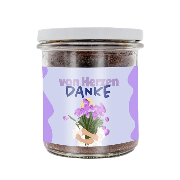 Kuchen im Glas – Danke